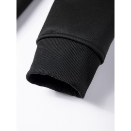 5pcs Men'S Fleece Crew Neck Sweatshirts - Solid Color Long Sleeve Pullover Set, Beige, Gray, Green, Navy Blue, Black - Ideal for Casual Wear, Outdoor Activities, Hiking, Gym, Travel, Hiking Apparel|Casual Style|Comfortable Fit, Sweater Set