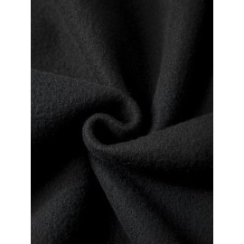 5pcs Men'S Fleece Crew Neck Sweatshirts - Solid Color Long Sleeve Pullover Set, Beige, Gray, Green, Navy Blue, Black - Ideal for Casual Wear, Outdoor Activities, Hiking, Gym, Travel, Hiking Apparel|Casual Style|Comfortable Fit, Sweater Set