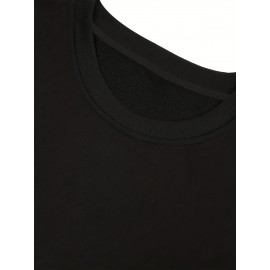 Men's Graphic Print Sweatshirt - Yeshua Lion of Judah Regular Fit Crew Neck Pullover with Slight Stretch, Polyester Knit Fabric