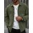 [Men's Corduroy Shirt Jacket] Bohemian Corduroy Shirt Jacket - Men's Solid Color Relaxed Fit Long Sleeve with Chest Pockets, Classic Collar & All-Season Versatile Style for Casual & Formal Wear, Durable Fabric