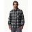 3pcs Men'S Scandinavian Vintage Plaid Shirt Set - Loose Fit, Breathable Rayon, Long Sleeve with Button-Up Design, Perfect for Fall & Spring Casual Wear, Casual Wear Shirts|Vintage Plaid Shirt|Asymmetrical Hemline, Thick