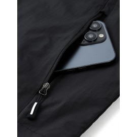 6801 Multi-Pocket Outdoor Vest - Sleeveless Stand Collar Casual Hiking & Travel Vest with Multiple Pockets, Durable Non-Stretch Fabric, All-Season Use, Hand Washable, Hiking Gear, Secure Zipper Closure