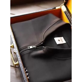 Slim Fit Men's Polyester Athletic Print Design Zip-Up Jacket Casual Stand Collar Fall Winter Coat