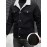 Men's Sherpa Lined Corduroy Jacket with Fleece Collar - 2024 Autumn Winter Casual Warm Thickened Polyester Button-Up Coat